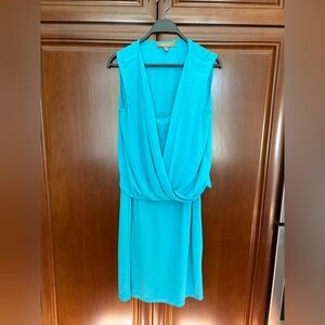 Melonie T Women’s Sleeveless Teal Dress - Size 8